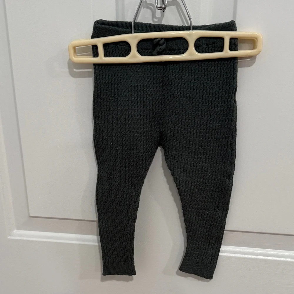 Zara Kids Dark Knit Leggings